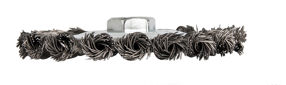 Кордщетка для УШМ ПРАКТИКА прямая радиальная витая 150мм х М14