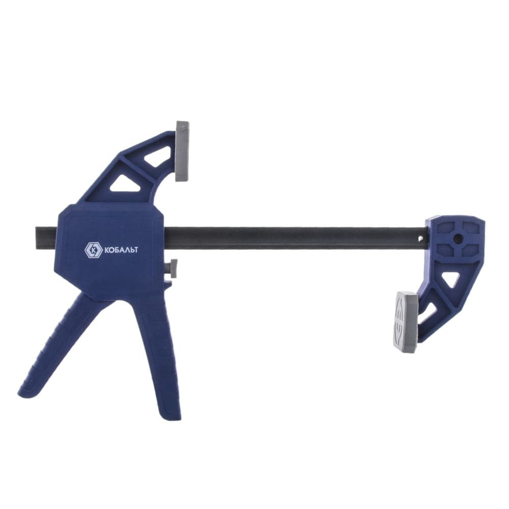 Струбцина КОБАЛЬТ пистолетная, быстрозажимная 150мм, сила зажима 70кгс
