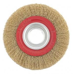 Кордщетка для точил MATRIX 150мм мягкая, латунированная, посадка 32мм