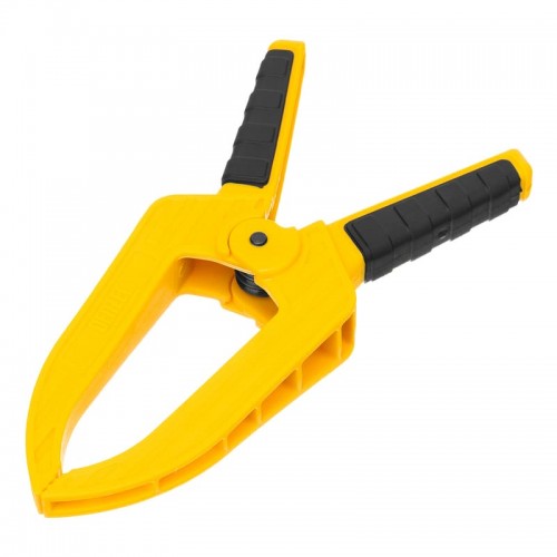 Струбцина DENZEL клещеобразная, удлиненная, 50 х 80мм, двухкомпонентные рукоятки