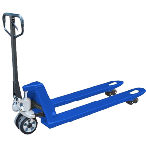 Тележка гидравлическая узковильная 2500 кг 1150х450 мм полиуретановые колеса TOR RHP