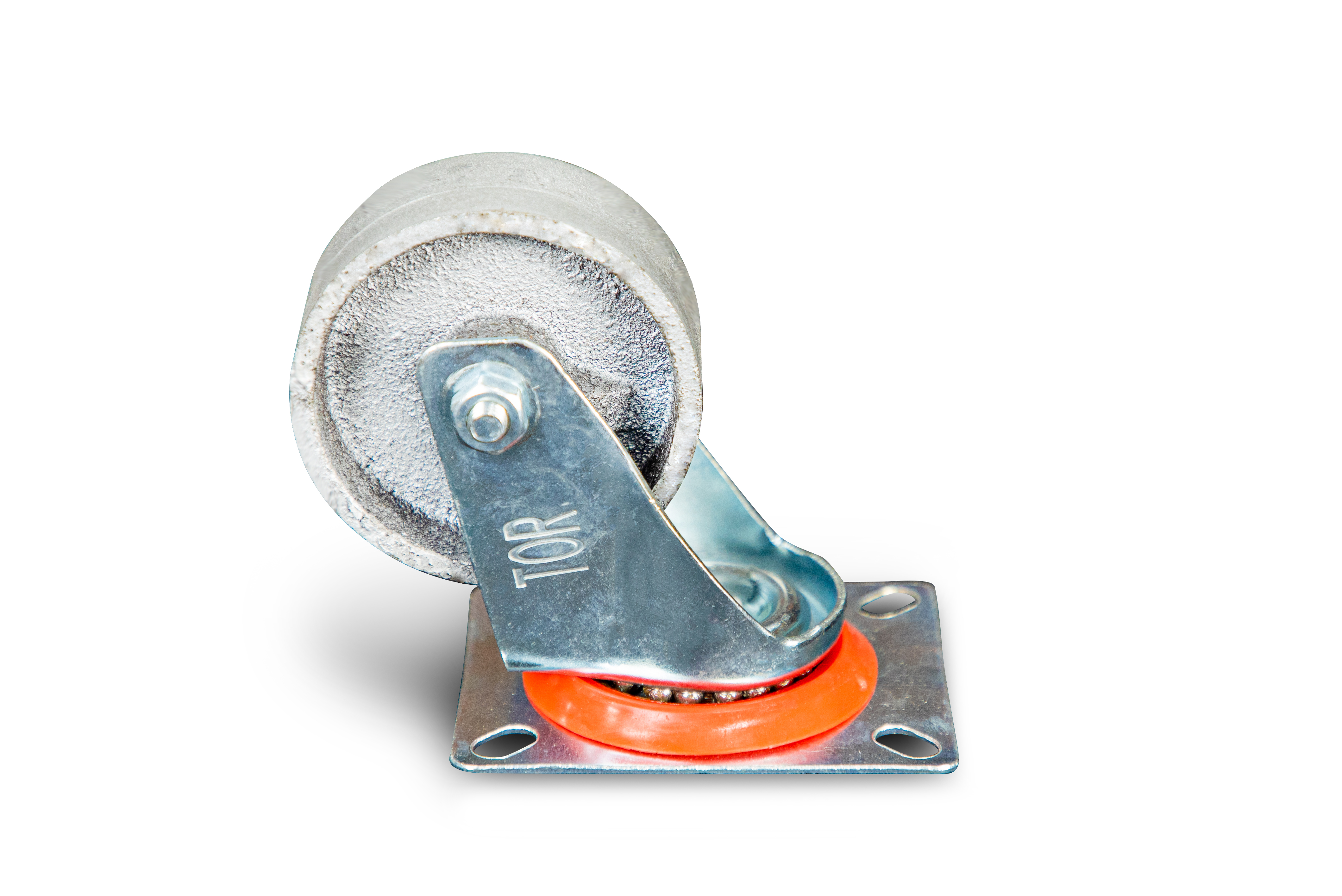 Колесо поворотное чугунное EM01 VKV 80 80 мм термостойкое