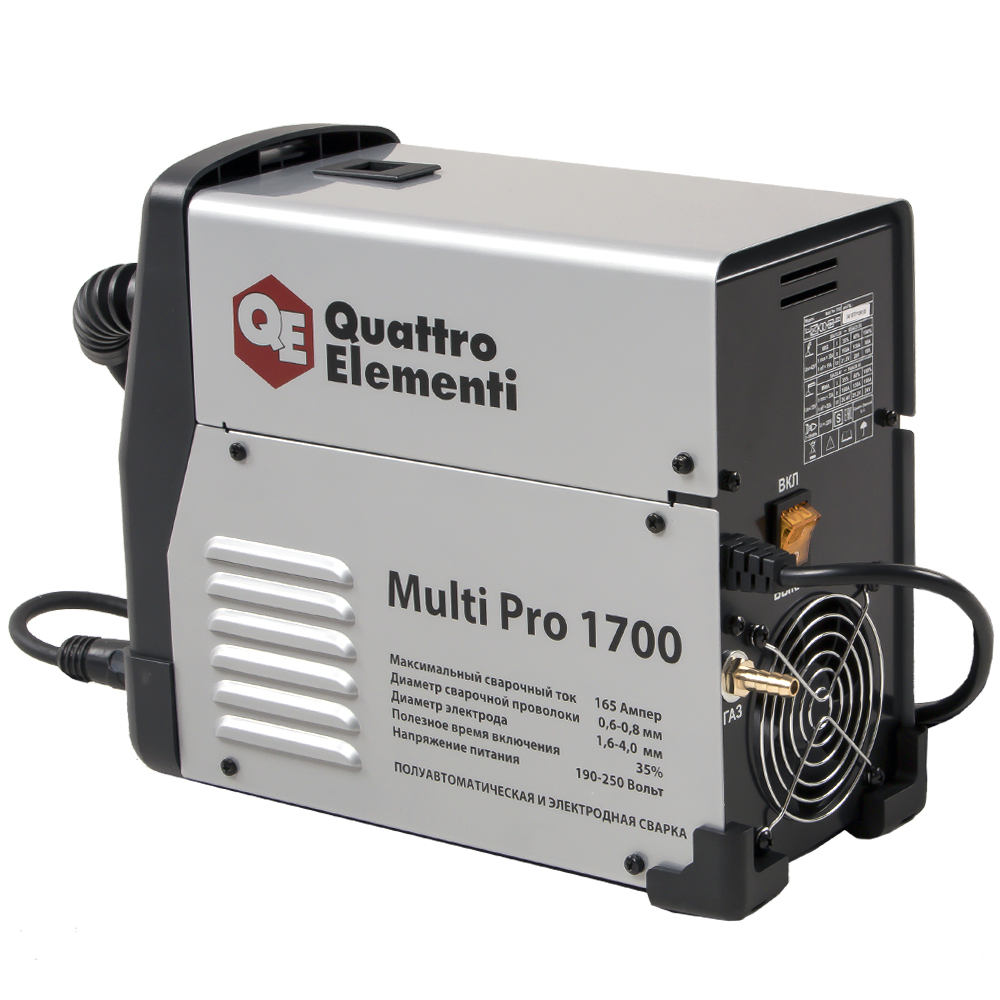 Инверторный аппарат QUATTRO ELEMENTI Multi Pro 1700