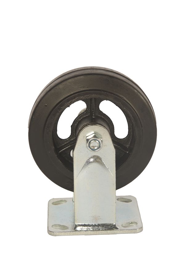 Колесо большегрузное неповоротное FCd 63 150 мм обрезиненное (F)