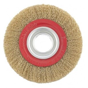 Кордщетка для точил MATRIX 200мм мягкая, латунированная, посадка 32мм