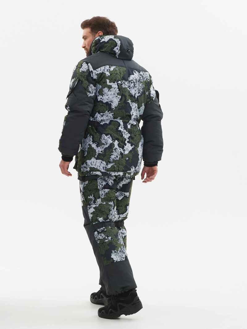 Костюм мужской зимний КЗ-01 СНЕЖНЫЙ БАРС (SPECI.ALL) камуфляж