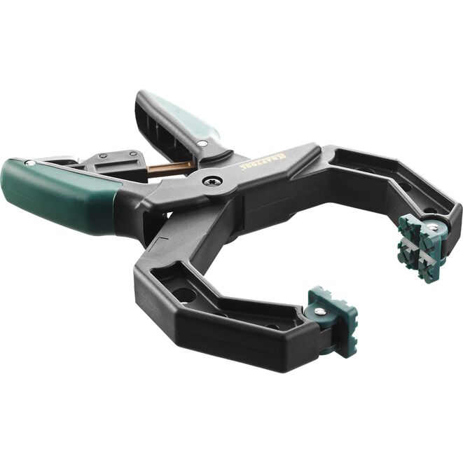 Струбцина KRAFTOOL RC-10 зажимная, 100 х 80мм, храповой механизм жесткой фиксации. усилие сжатия 40кгс