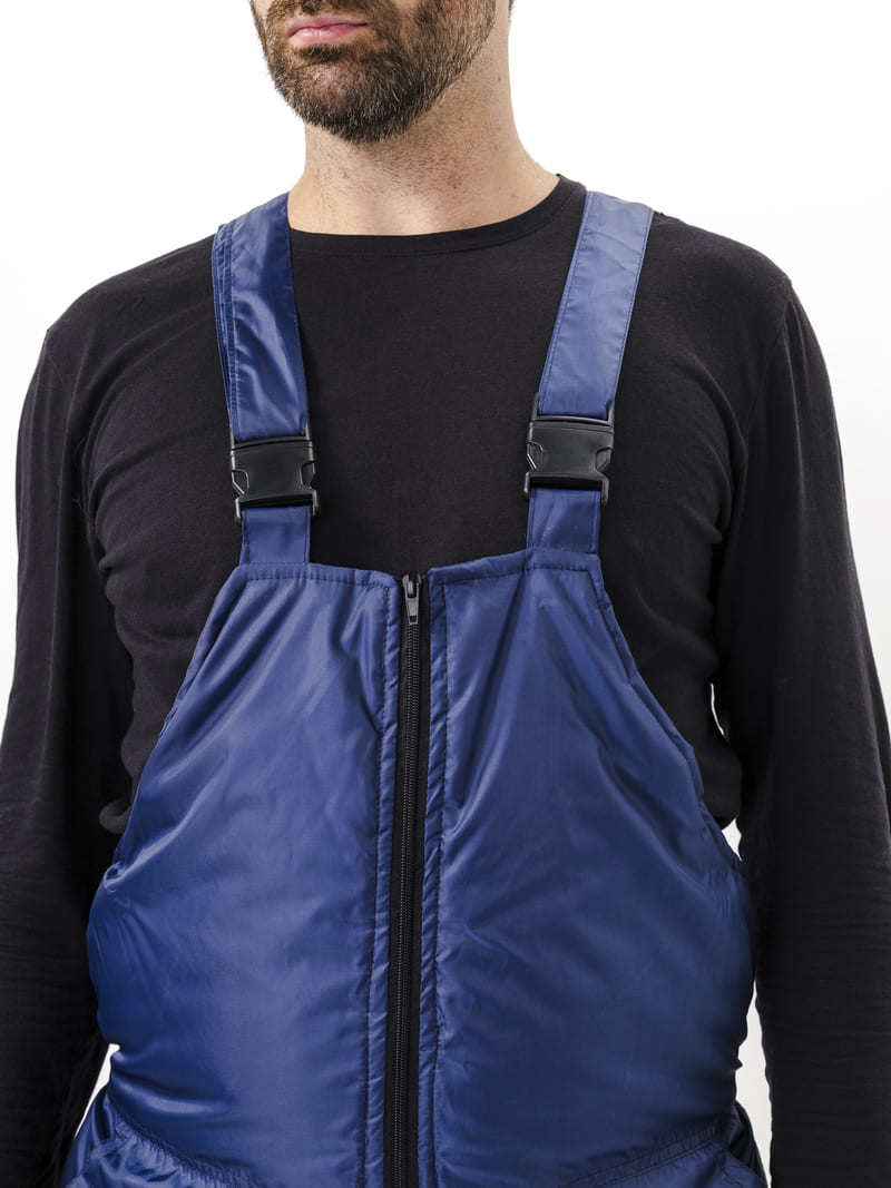 Костюм зимний "СКАНДИН-СОП" куртка/полукомбинезон цвет: темно-синий/василек