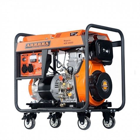 Генератор дизельный AURORA ADE 6500 D (230В, макс.5,5кВт, ном.5кВт, 14,5л, электростартер)