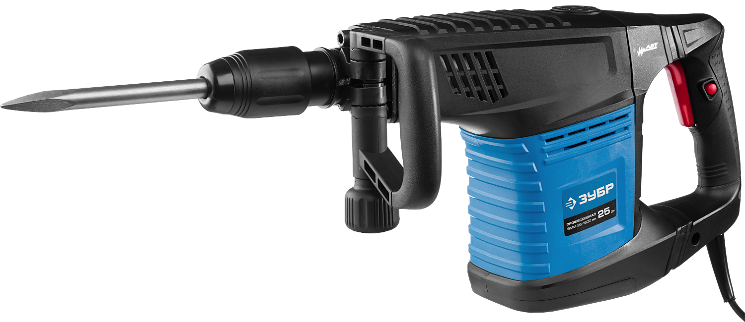 Молоток отбойный ЗУБР ЗММ-25-1500 ЭВК, серия ПРОФЕССИОНАЛ (SDS-Max, 25 Дж, 11 кг, 900-1800 уд/мин, 1500 Вт, АВТ)