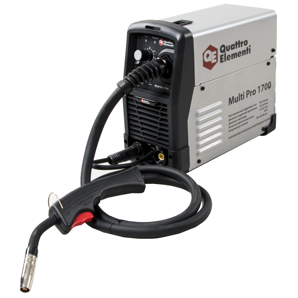 Инверторный аппарат для полуавтоматической сварки QUATTRO ELEMENTI Multi Pro 1700