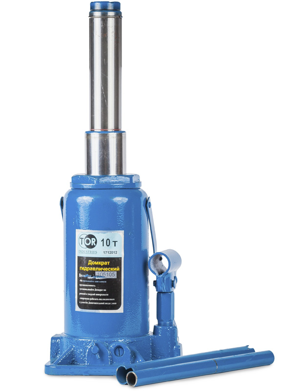 Домкрат гидравлический телескопический TOR ДГТ-10 г/п 10 т (2 уровня) (G)
