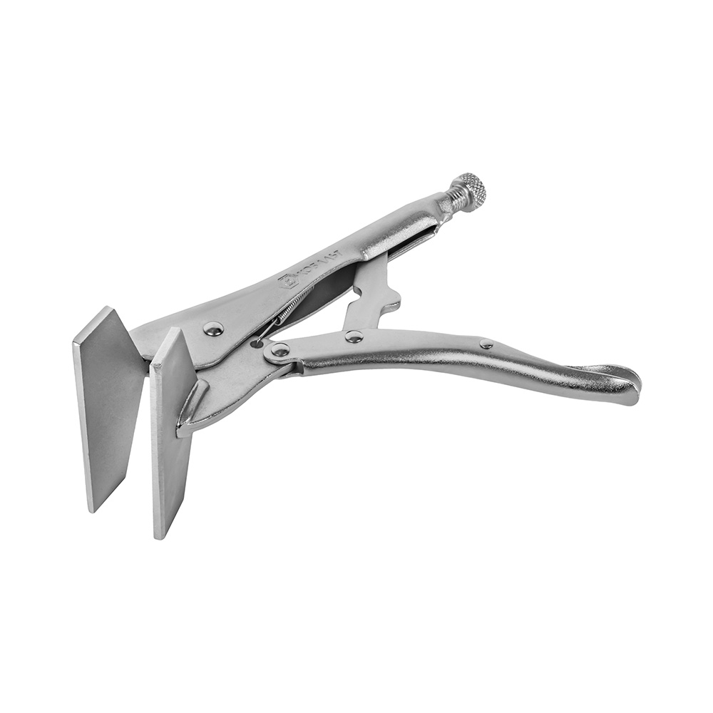 Зажим ручной КОБАЛЬТ, для листового металла, с фиксатором, CrV, 250мм