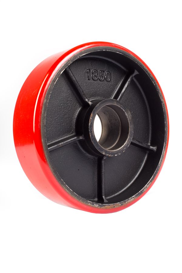 Колесо полиуретановое 180х50 мм без подшипника для тележек гидравлических BF/DF-III/RHP/AC/DF/CW2