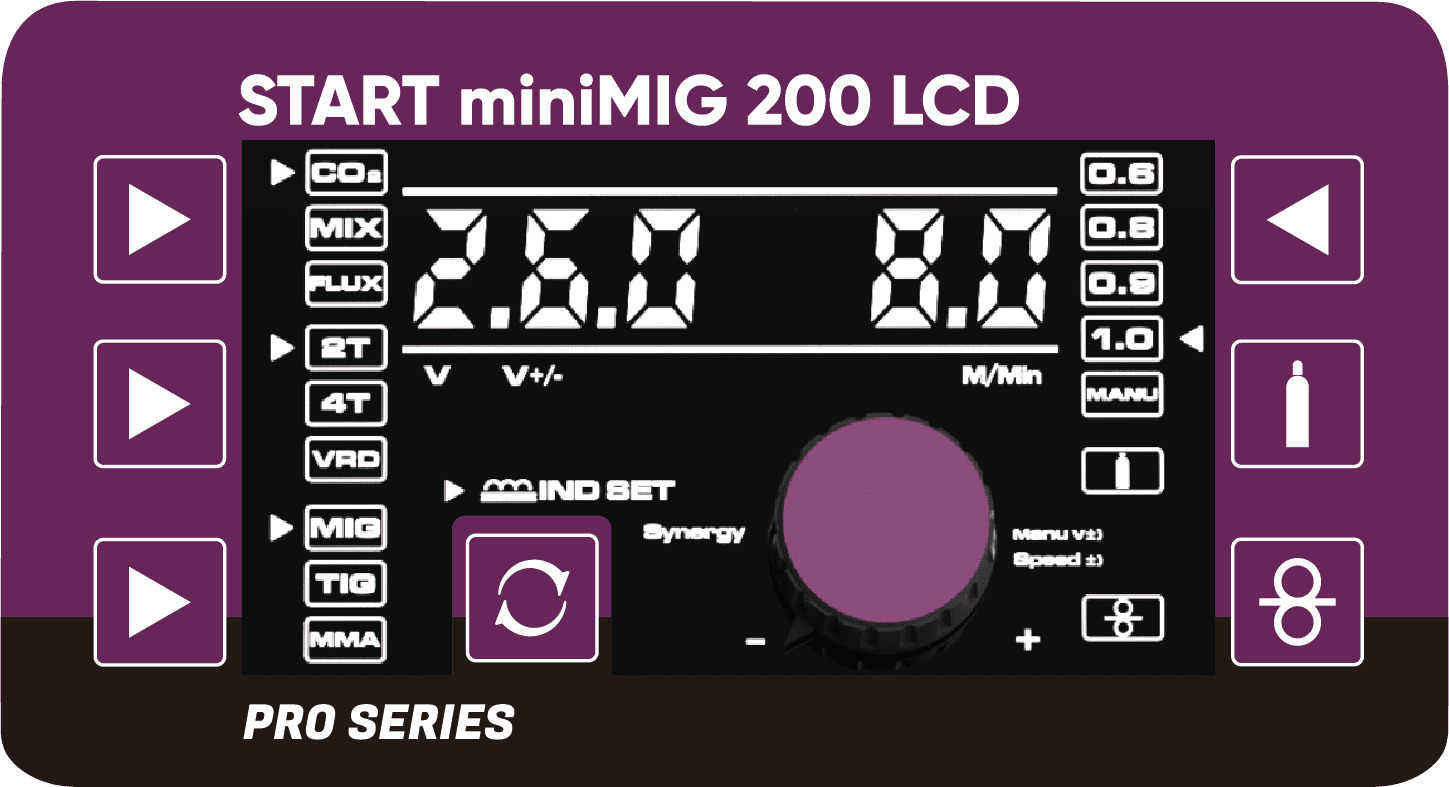 START miniMIG 200 LCD 