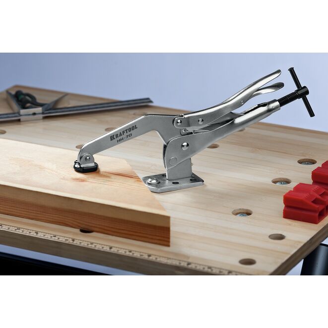 Струбцина KRAFTOOL SS-9, 92 х 62мм, зажимная горизонтальная, усилие зажима 400кгс