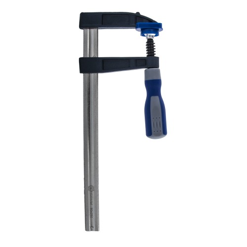 Струбцина F-образная КОБАЛЬТ 80 x 250мм, усилие 270кгс (чугун, сталь 45)