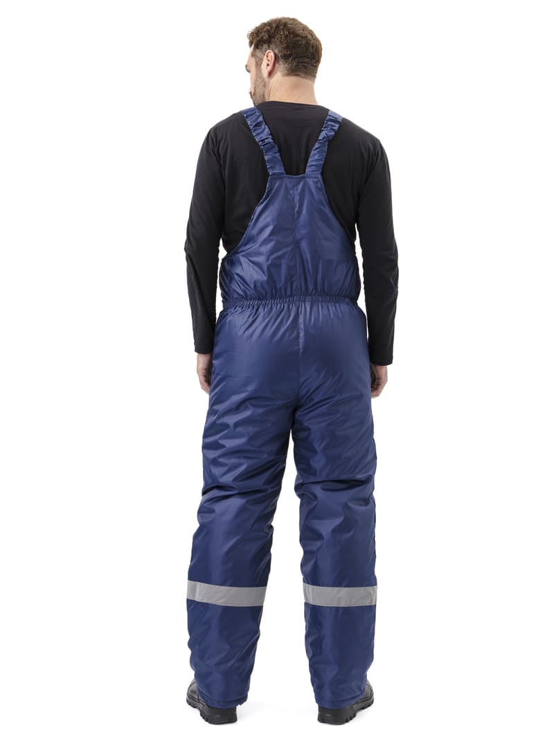 Костюм зимний "СКАНДИН-СОП" куртка/полукомбинезон цвет: темно-синий/василек