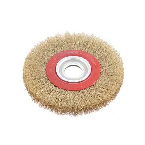 Кордщетка для точил MATRIX 175мм мягкая, латунированная, посадка 32мм