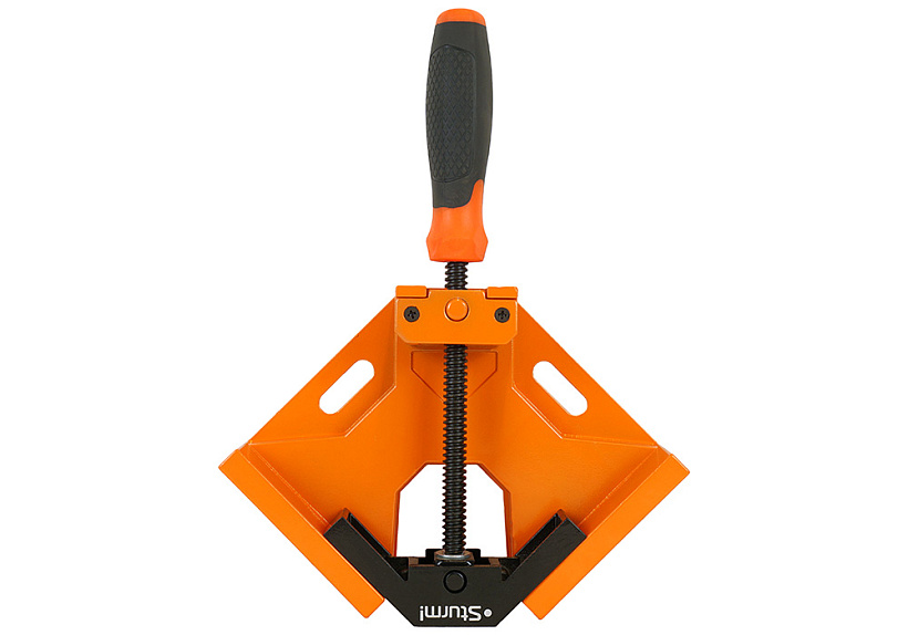 Струбцина угловая Sturm!, 2 х 70мм, алюминиевый корпус, усилие 80кгс