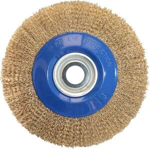 Кордщетка для точил ПРАКТИКА 200мм мягкая, переходники 1/2", 5/8", 3/4", 7/8", 1"