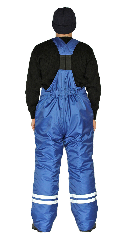 Костюм зимний "СТИМ" куртка/полукомбинезон цвет: василек/темно-синий