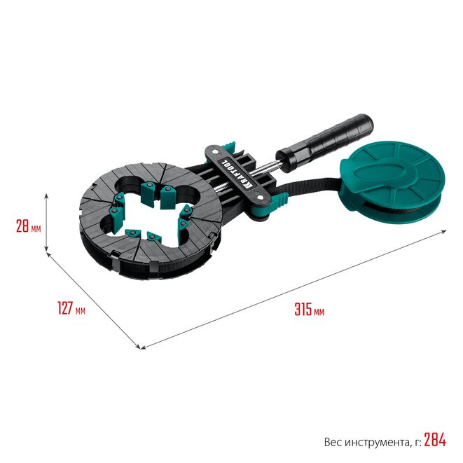 Струбцина ременная KRAFTOOL BC-40, 4м, нейлоновая лента