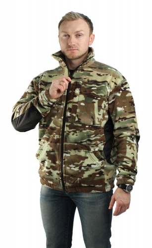 Куртка флисовая МИЛИТАРИ (расцветки КМФ в ассортименте)