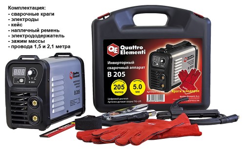 Сварочный инвертор QUATTRO ELEMENTI B 205