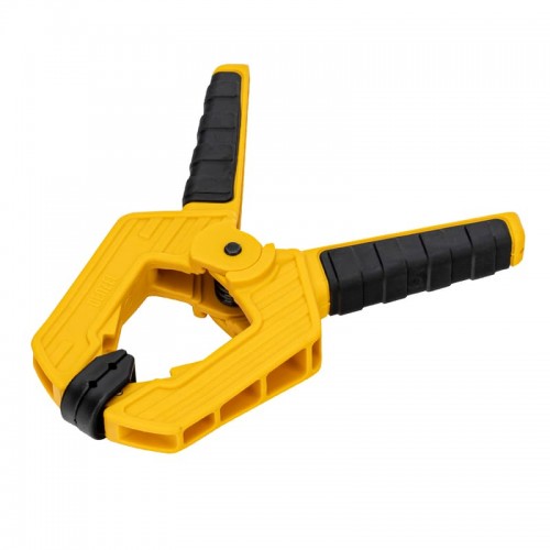 Струбцина DENZEL клещеобразная, усиленная, 80 х 60мм, двухкомпонентные рукоятки