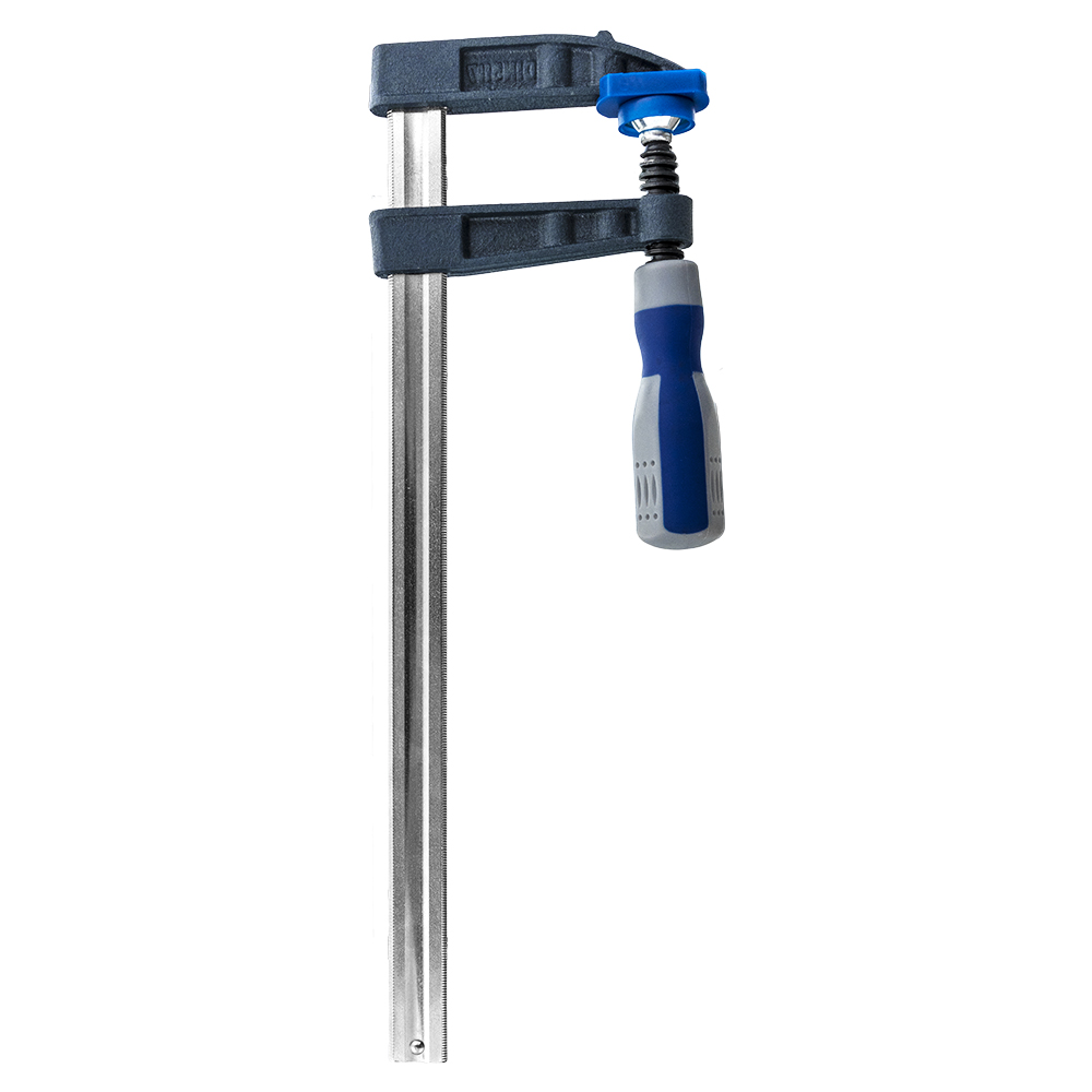 Струбцина F-образная КОБАЛЬТ 80 x 300мм, усилие 270кгс (чугун, сталь 45)