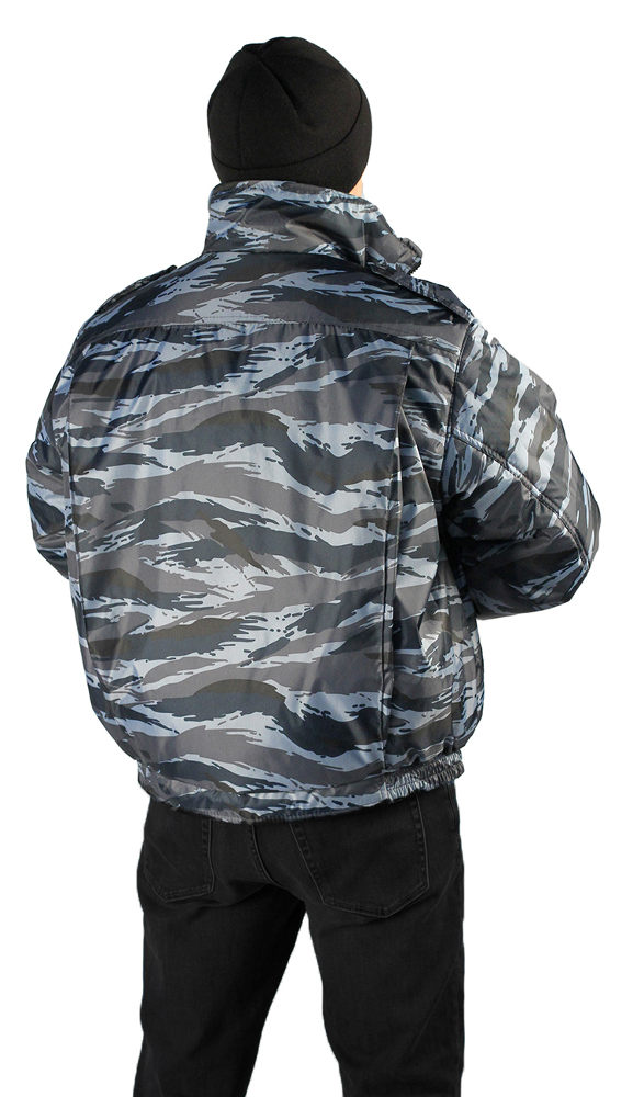 Куртка демисезонная "КОНТРОЛ" цвет: камуфляж "Вихрь серый", ткань: Оксфорд