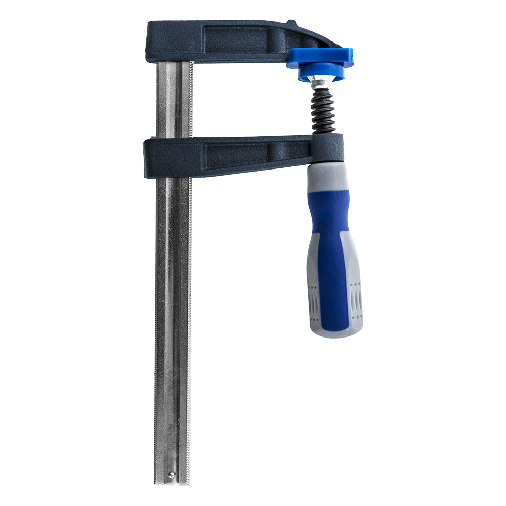 Струбцина F-образная КОБАЛЬТ 80 x 200мм, усилие 270кгс (чугун, сталь 45)