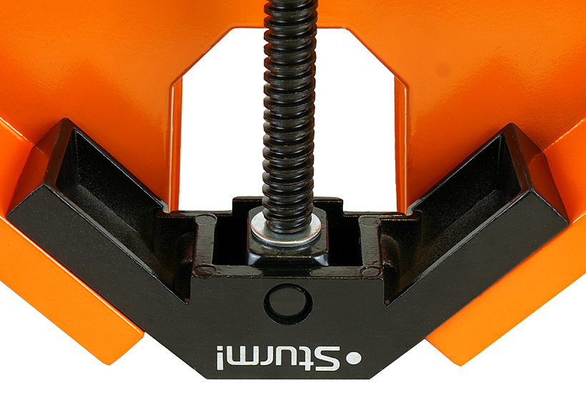 Струбцина угловая Sturm!, 2 х 70мм, алюминиевый корпус, усилие 80кгс