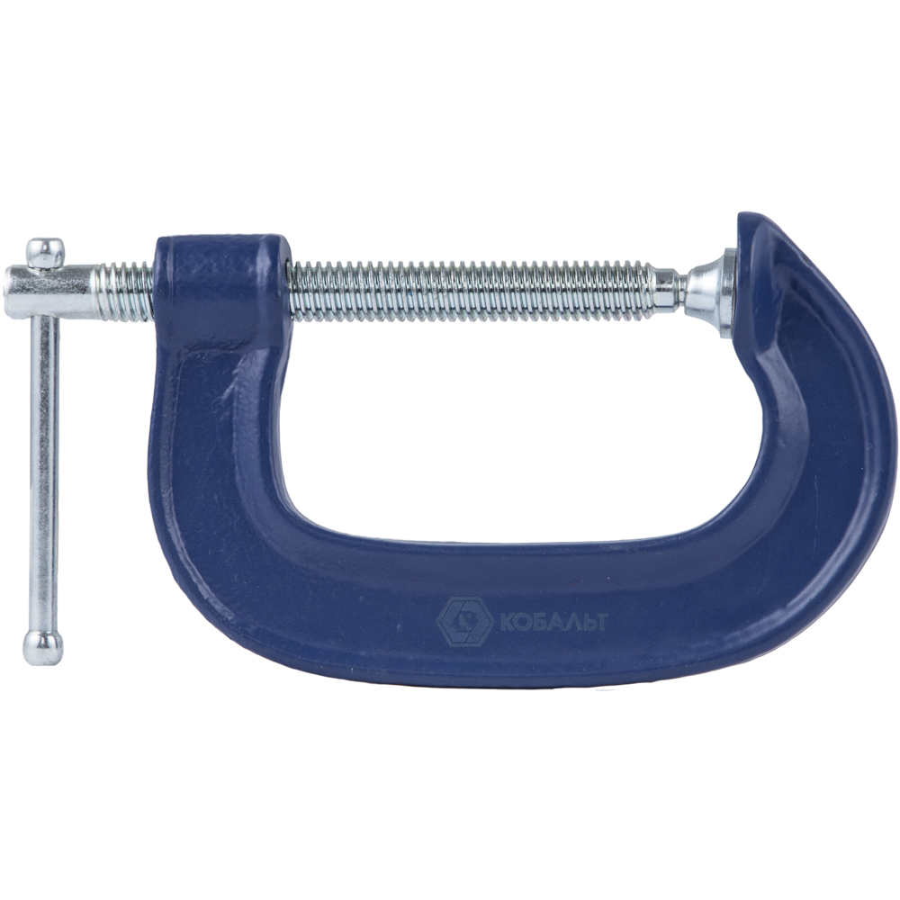 Струбцина КОБАЛЬТ G-образная, 100мм, усилие 850кгс