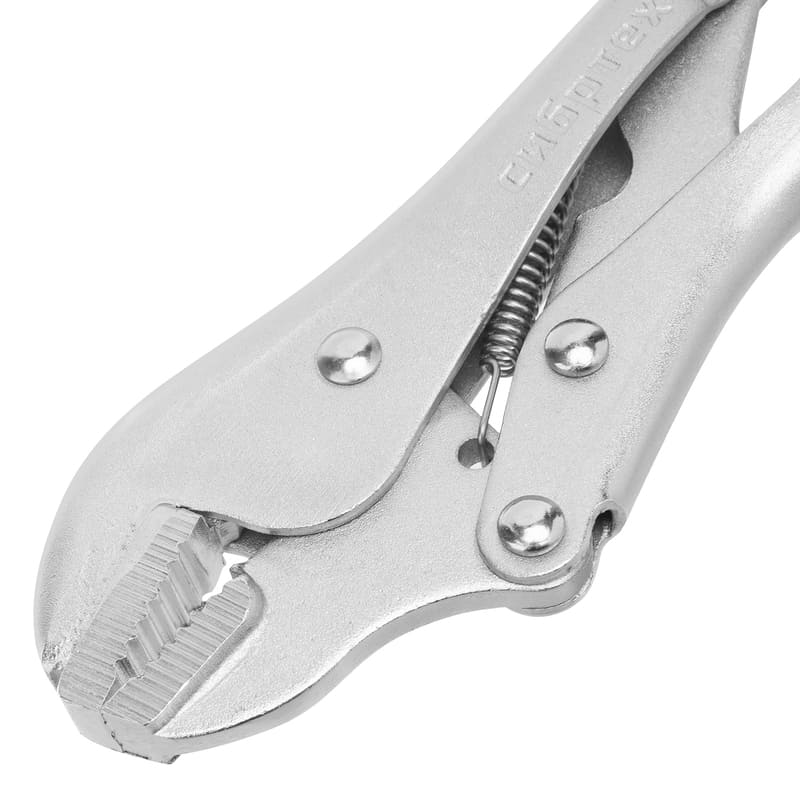 Зажим ручной СИБРТЕХ, плоские губки, с фиксатором, 180мм