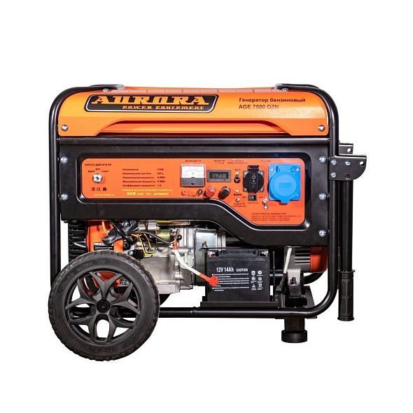 Генератор бензиновый AURORA AGE 7500 DZN (220В, макс.6,5кВт, ном.6кВт, 25л, электростартер, автозапуск)