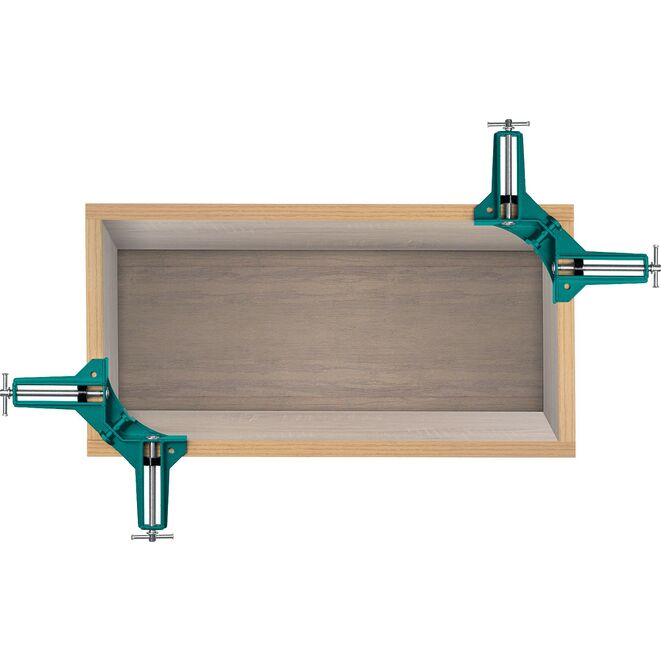 Струбцина угловая KRAFTOOL HCC-8, алюминиевый корпус