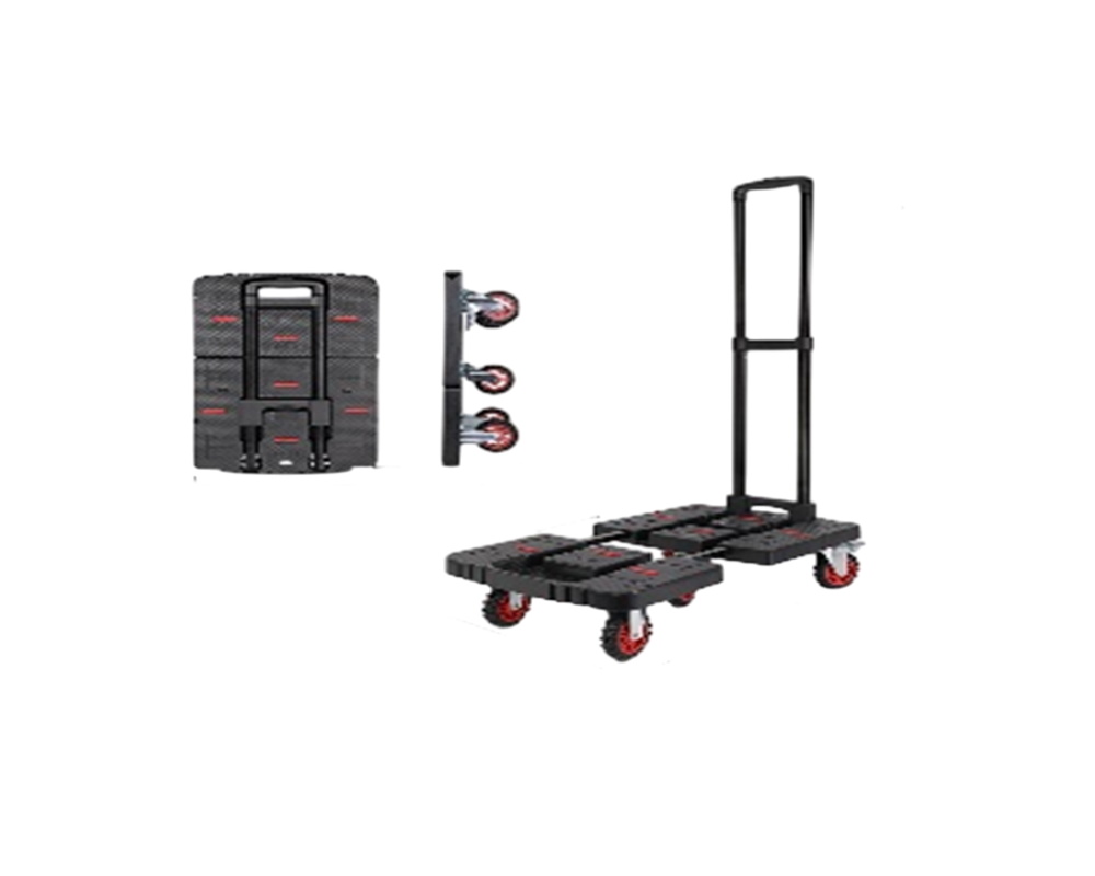 Тележка складная платформенная TOR PT-220 220 кг 400х585(705) мм колеса 100 мм х 5 шт