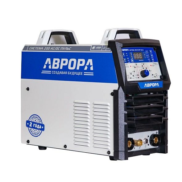 Инверторный аппарат для аргонодуговой сварки АВРОРА СИСТЕМА 200 AC/DC ПУЛЬС