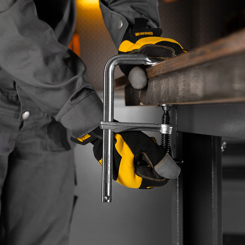 Струбцина F-образная DENZEL 80 х 150мм, кованая