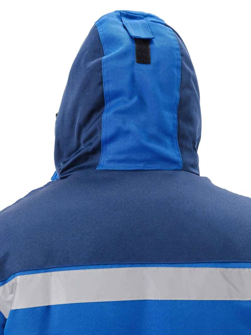 Костюм мужской "Зимник" зимний васильковый с темно-синим