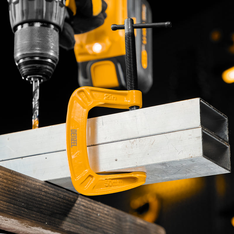 Струбцина DENZEL G-образная, 50мм