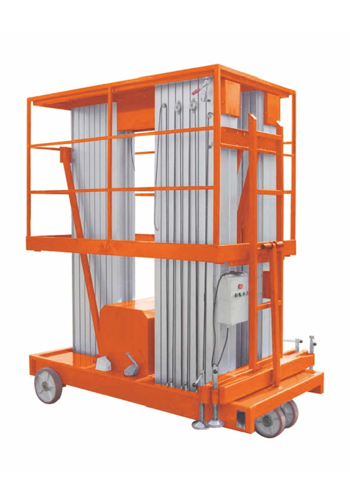 Подъемник мачтовый аккумуляторный 250 кг 12/14 м TOR GTWY12-320 DC (G)