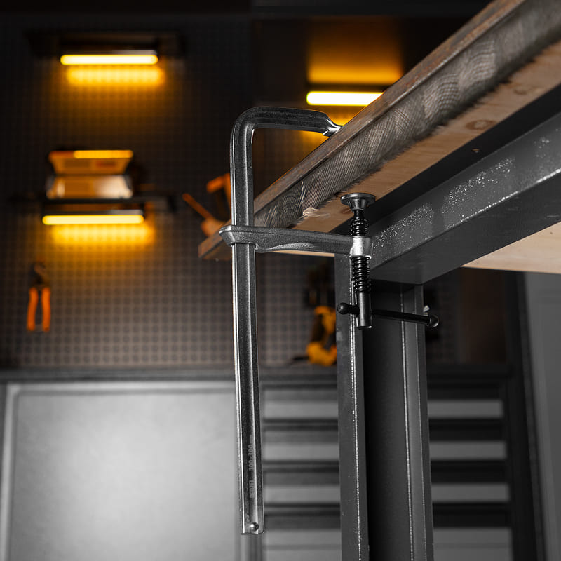 Струбцина F-образная DENZEL 120 х 300мм, кованая