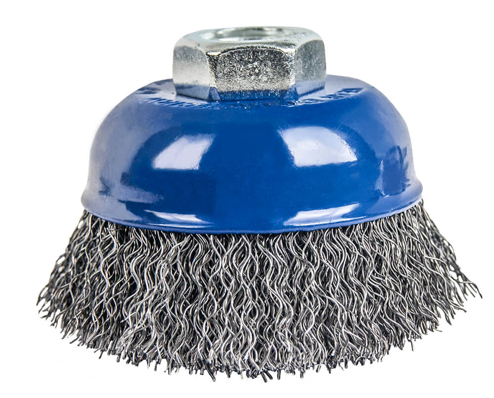 Кордщетка для УШМ ПРАКТИКА чашеобразная витая мягкая 65мм х М14 (пров.0,2мм)