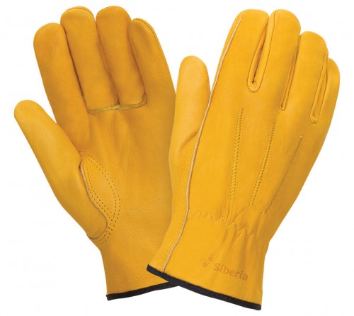 Перчатки SIBERIA 0140, кожаные, 10 (XL), жёлтые