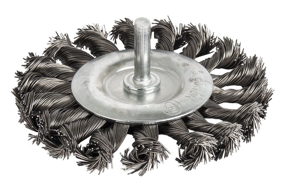 Кордщетка для дрели ПРАКТИКА радиальная витая 100мм