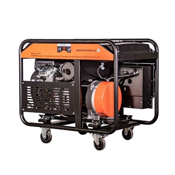 Генератор бензиновый AURORA AGE 12500 DSX DUAL (220/380В, макс.10,5кВт, ном.10кВт, 26л, электростартер)