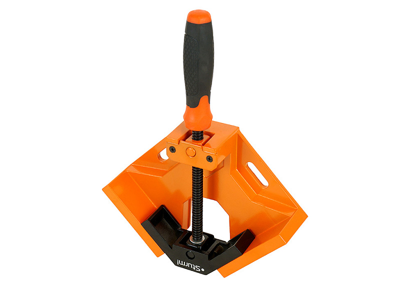 Струбцина угловая Sturm!, 2 х 70мм, алюминиевый корпус, усилие 80кгс